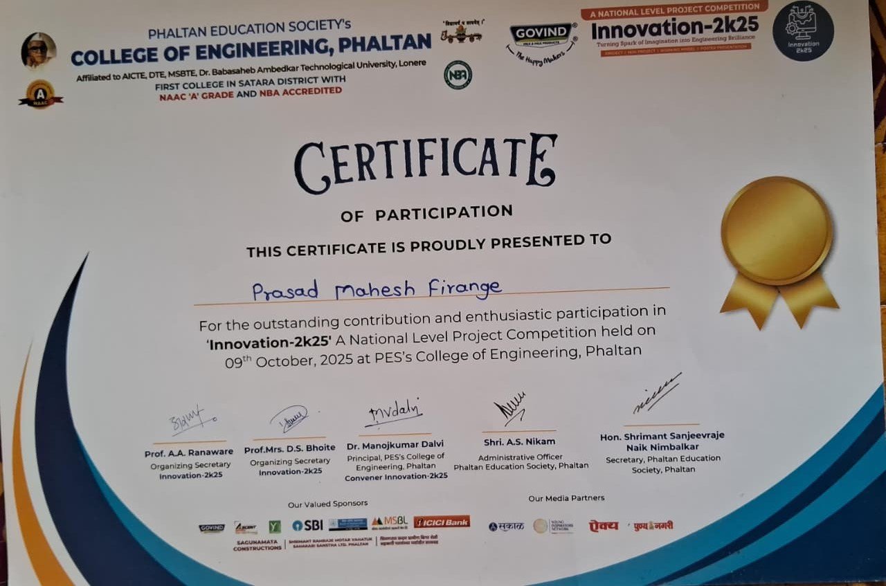 National Level Project Innovation 2025